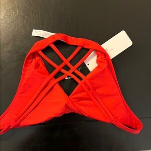 CRZ YOGA Red Bikini Top Swimwear